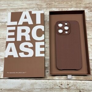 Latercase Coffee Phone Case for iPhone 14 Pro Impossibly Thin  New Open Box